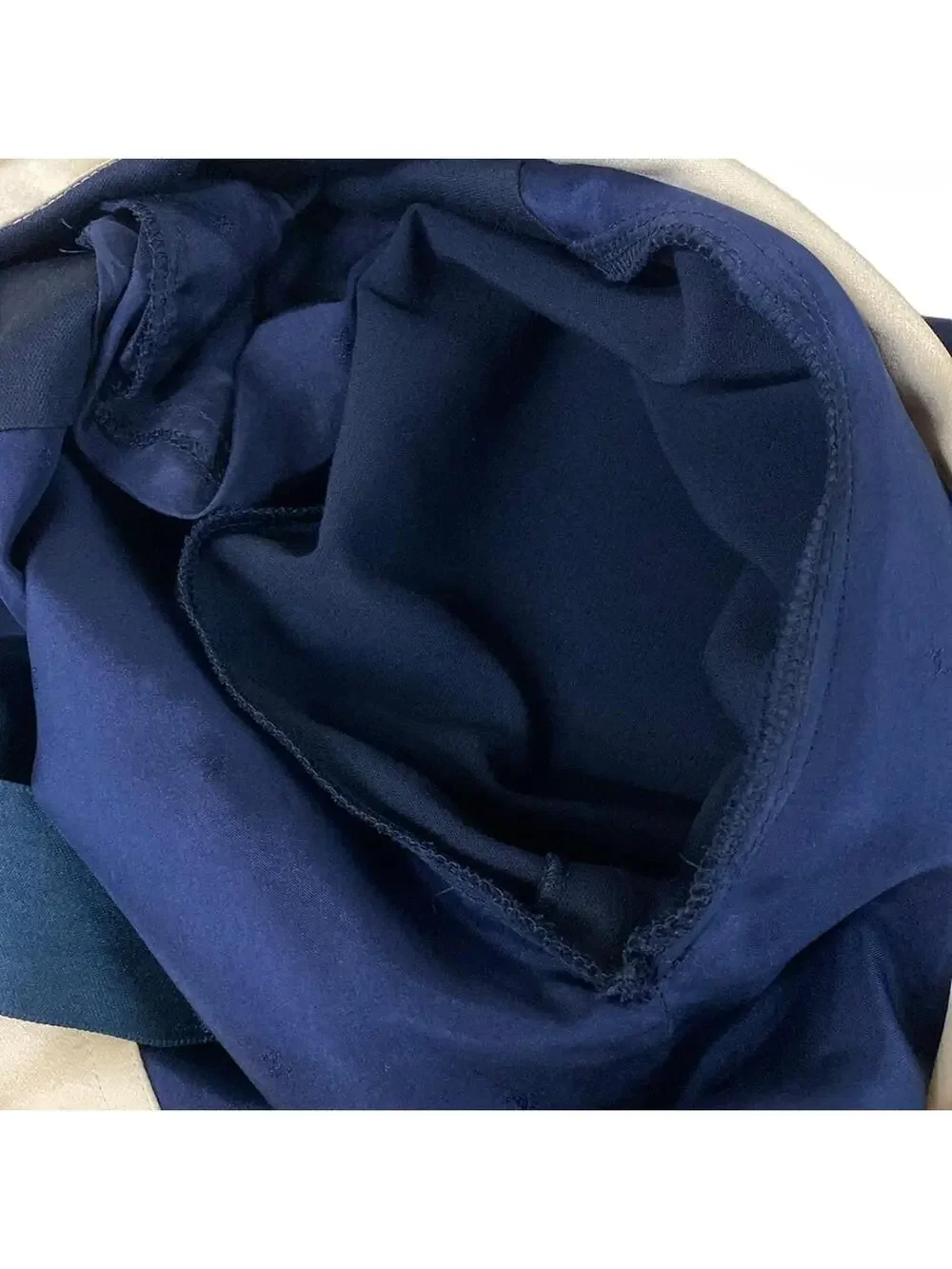 Chanel Navy Beige [Outer Material] Wool #278442C10B